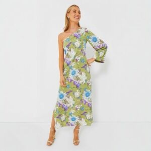HYACINTH HOUSE Tuckernuck One Shoulder Sleeve Odelia Floral Maxi Dress Sz M‎ NWT